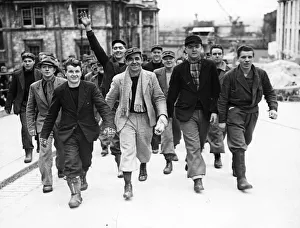 Sailors of the Royal Navy gallant H Class Destroyer HMS Hardy, assigned to the Home fleet