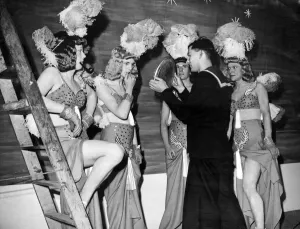01469 Prints: Sailors of the Royal Navy present a topical revue called Pacific Show Boat
