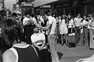 01248 Prints: Saks Hairdressing, Middlesbrough, Circa 1975. Our Picture Shows