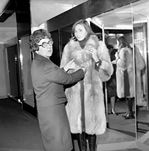 Sales at Selfridges in Oxford street. Mrs Diana Leonard, 26, of West London
