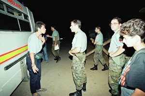 Sally Becker, British Aid Worker pictured August 1993. Returns to Mostar
