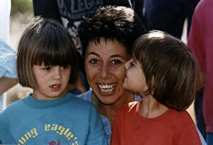 00066 Collection: Sally Becker, British Aid Worker pictured August 1993. Returns to Mostar