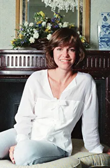 Sally Field, american actress, in the UK to promote new film, Soapdish