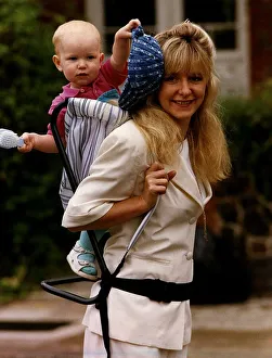 Sally George Actress has hit the road to tour in a Shakespeare play and babys gone too