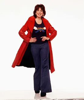 Sally James TV presenter studio shots June 1999 former presenter of childrens TV