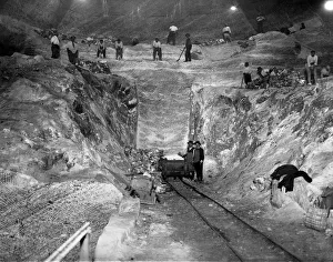 Salt mines of Romania: Having appearance of ice and snow 400 feet below surface at salt