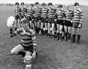 Rugby Prints: Saltscar School, Redcar, under 16 rugby team concluded their unbeaten season against