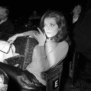 Samantha Eggar Actress 1964 takes a break during rehearsal for the Royal Film
