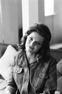 Samantha Eggar, British actress is interviewed by Donald Zec, Daily Mirror Journalist