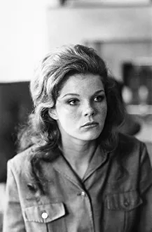 01131 Prints: Samantha Eggar, British actress is interviewed by Donald Zec, Daily Mirror Journalist