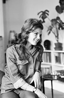 01131 Prints: Samantha Eggar, British actress is interviewed by Donald Zec, Daily Mirror Journalist