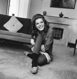01131 Prints: Samantha Eggar, British actress is interviewed by Donald Zec, Daily Mirror Journalist