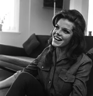 01131 Prints: Samantha Eggar, British actress is interviewed by Donald Zec, Daily Mirror Journalist