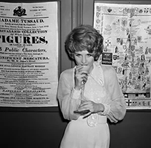 Sandie Shaw at her 21st Birthday Party held at Madame Tussauds. 26th February 1968