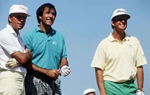 Sandy Lyle with Gary Player & Seve Ballesteros July 1989