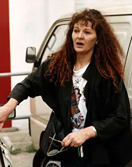 Sandy Ratcliff Actress leaves court after giving evidence Dbase A&copy;Mirrorpix