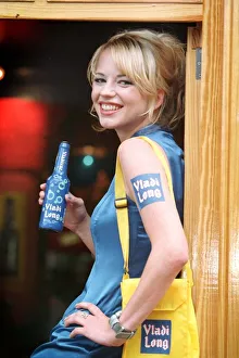 Sara Cox TV Presenter & model who is the face of Vladi Long Vodka