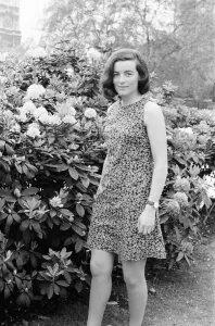 01129 Prints: Sara Keays, 23 year old is Secretary to Bernard Braine Conservative MP