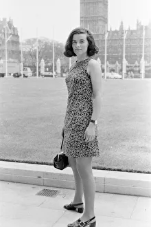01129 Prints: Sara Keays, 23 year old is Secretary to Bernard Braine Conservative MP