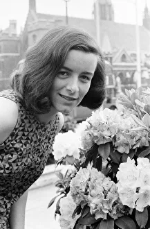01129 Prints: Sara Keays, 23 year old is Secretary to Bernard Braine Conservative MP