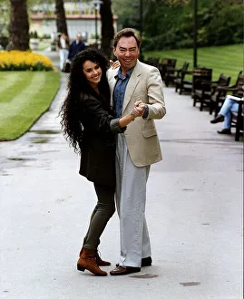 Webpix2005 Prints: Sarah Brightman Actress Singer Dancer Actress Singer Dancer Posing With Her Ex-Husband