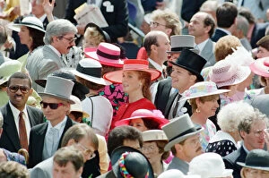 Sporting Collection: Sarah Ferguson, the Duchess of York attends the first day of the Ascot races