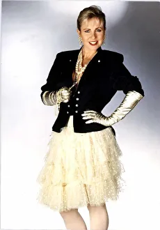 Sarah Greene TV Presenter who hosts ITV Fashion Programme Posh Frocks and New Trousers