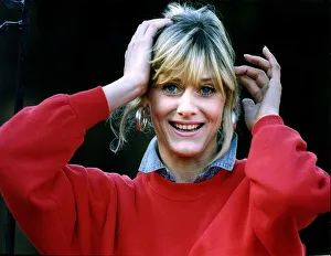 Sarah Lancashire actress in the Granada TV soap Coronation Street