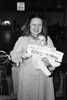 Bankrupt Prints: Save Laker Airways sympathisers were signing a petition at Gatwick airport as well as