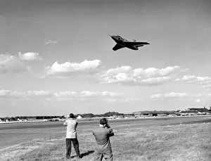 Enthusiasts Prints: SBAC Farnborough Air Show 1952 The Supermarine Swift takes off for a demonstration