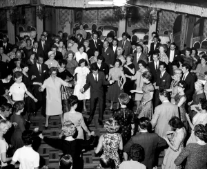 Scene at Cafe de Paris as Lionel Blair demonstrated the New Madison