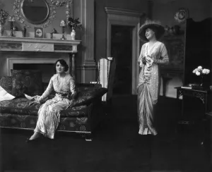Scene from Within The Law at Haymarket Theatre 24 / 05 / 1913 Edyth Goodall