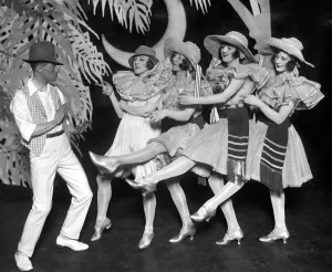 Scene from the new Co-Optimists performance at the Prince of Wales Theatre