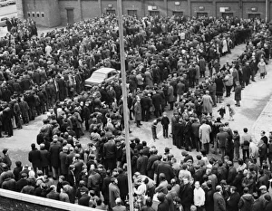 This was the scene outside Ibrox last night as 16, 000 tickets for the Scottish cup final