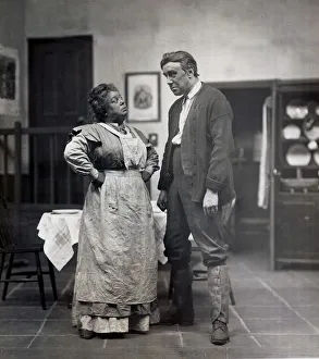 Scene from the play Mary-girl'starring Norman McKinnel as Ezna