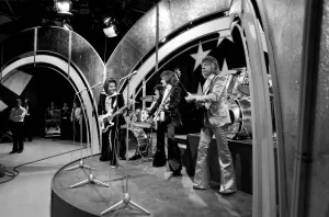 00067 Prints: Scenes at BBC studios during the filming of the music television programme Top of