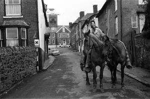 01063 Prints: Scenes in Bishops Castle, Shropshire. 21st January 1964