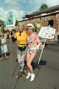 Scenes as Diana, Princess of Wales arrives at the The Sacred Heart Hospice in Sydney