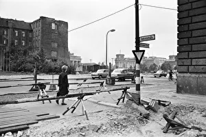 Scenes in East Berlin, four years after work began on the construction of the Berlin Wall