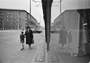 Scenes in East Berlin, four years after work began on the construction of the Berlin Wall