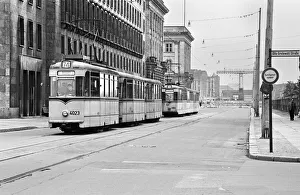 Scenes in East Berlin, four years after work began on the construction of the Berlin Wall