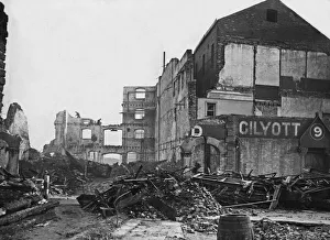 Scenes in Hull, the most severely damaged British city or town during the Second World