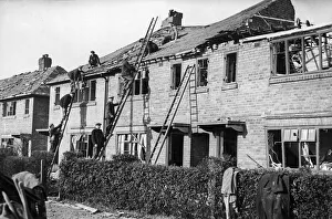 01435 Prints: Scenes in Hull, the most severely damaged British city or town during the Second World
