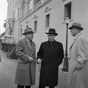 Scenes in Monte Carlo ahead of the wedding of Grace Kelly and Prince Rainier