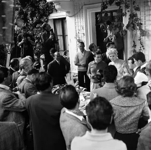 01489 Prints: Scenes in Monte Carlo, Monaco, ahead of the wedding of Grace Kelly and Prince Rainier