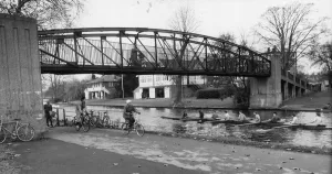 Fitness Prints: Scenes on the River Cam in Cambridge showing sports and keep fit enthusiasts keeping