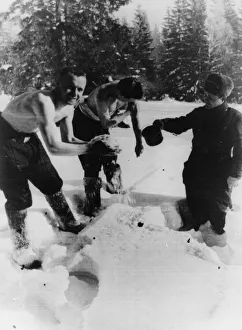 Scenes on the Russian front during the counter-offensive campaign of the Soviet Red Army