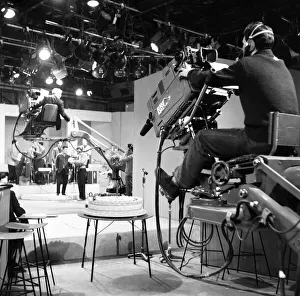 00466 Prints: Behind the Scenes, on the set of BBC TV Programme, Six-Five Special