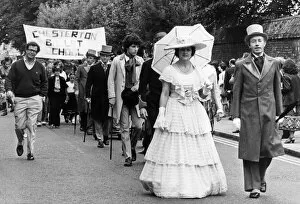 01503 Collection: Scenes during the Victoria fair parade in Cambridge. 18th July 1981