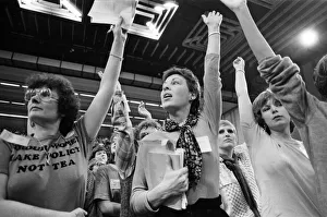 Scenes during the voting of the Deputy Leader of the Labour Party at the Labour Party